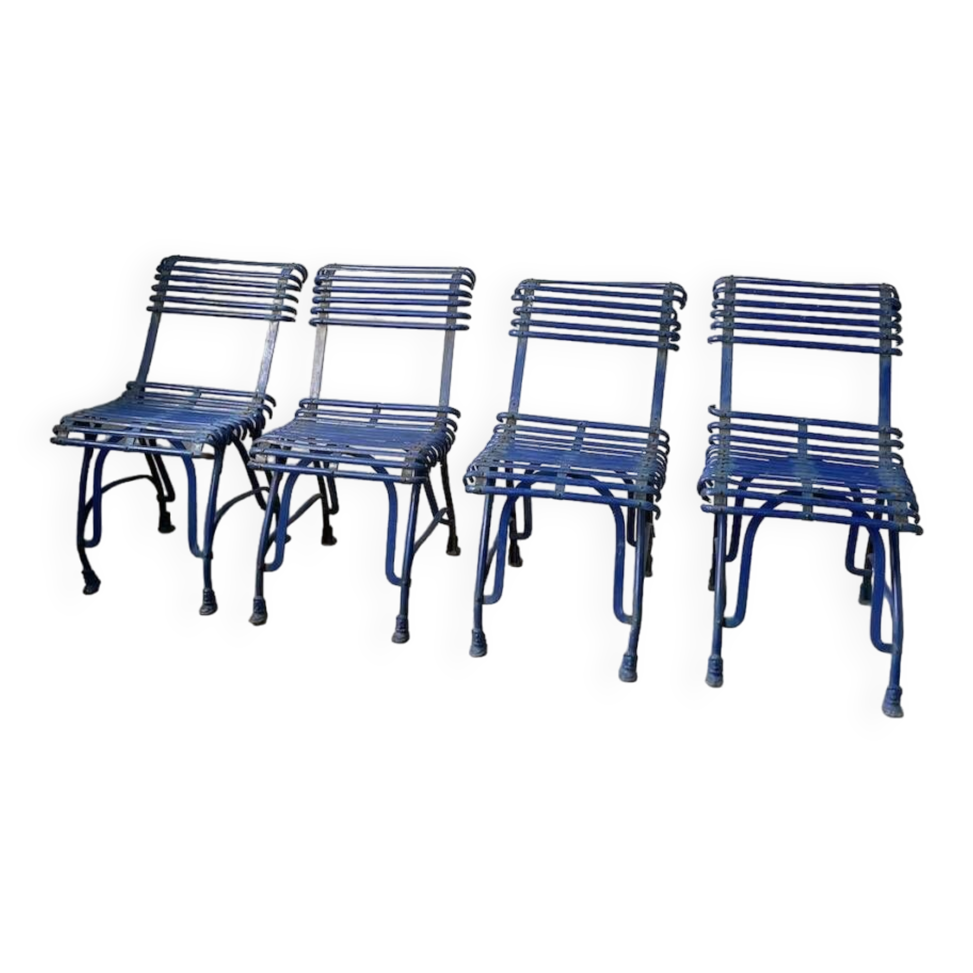 Series of 4 Arras chairs 1900