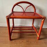 Maugrion rattan room - Roche Bobois - bed, chest of drawers and bedside table