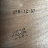 Freja coffee table, Danish designer from the 70s, ABJ manufacturer