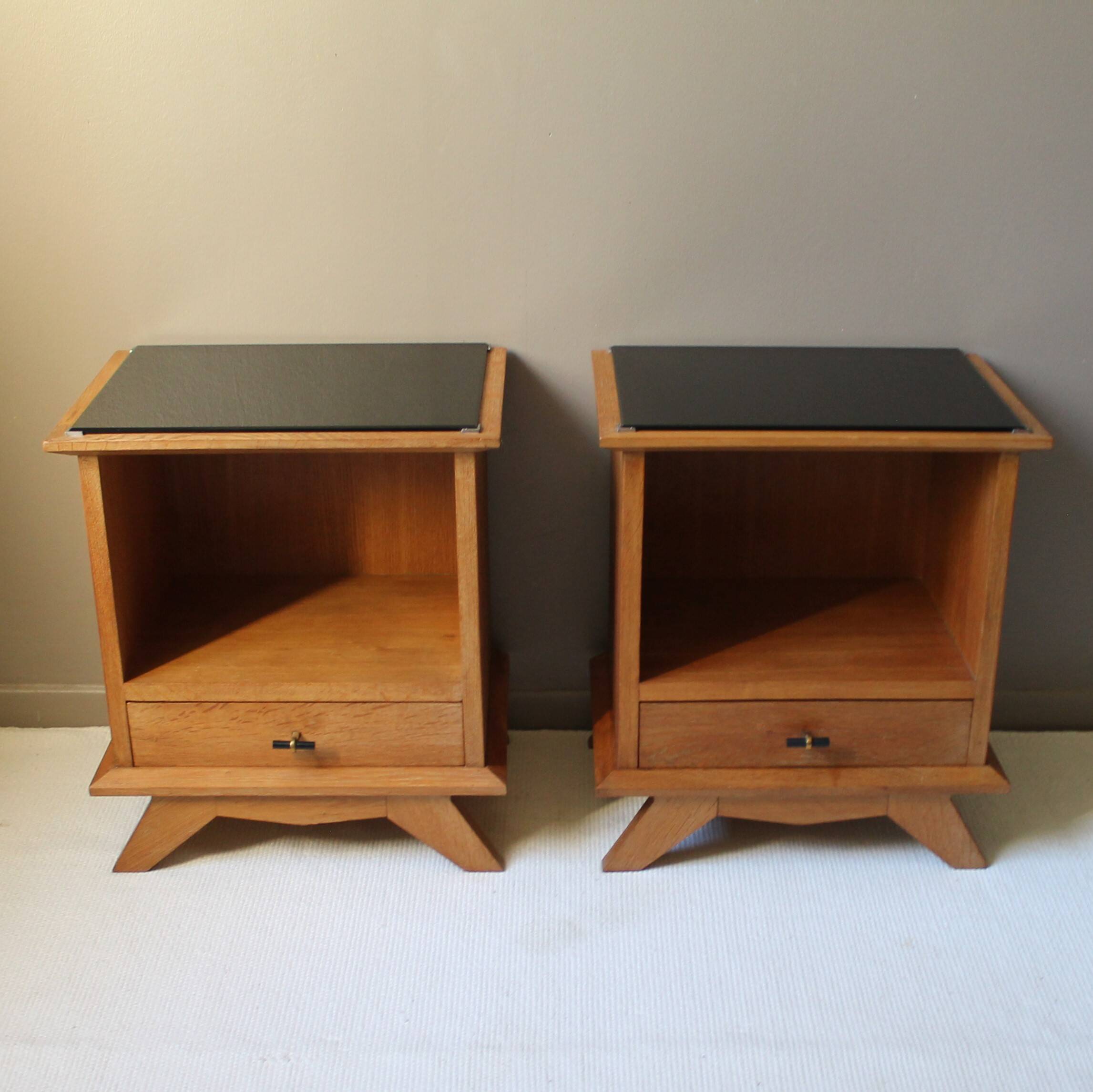 Pair of 50s/60s bedside tables
