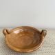 Glazed terracotta dish
