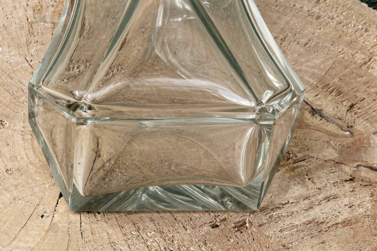 Art Deco cut crystal carafe