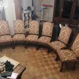 6 Louis XIII chairs or called sheepbone