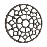 Old flat bottom aluminium metal