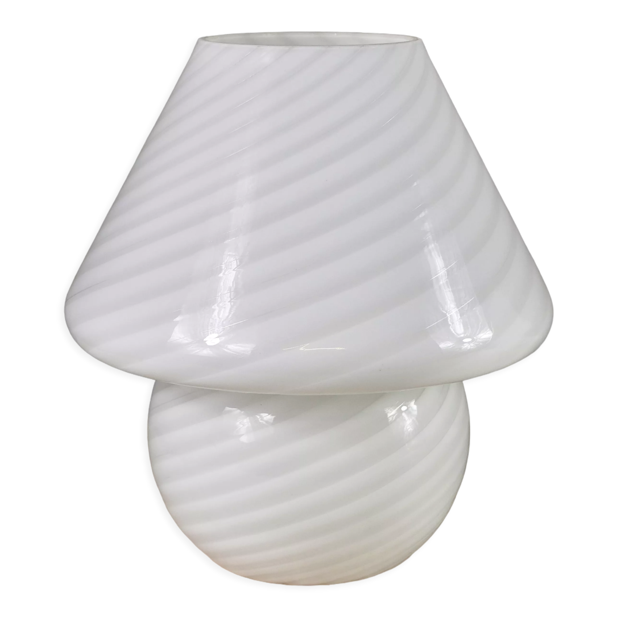 Murano glass mushroom lamp