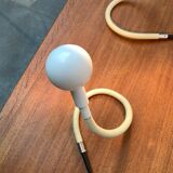 Vintage Space Age clamp lamp Italian Hebi by Isao Hosoe for Valenti Luce, 1970s, set of 2