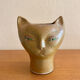 Vase sculpture cat in stoneware Johanna Grothendieck