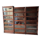 Bibliothèque 18 modules en acajou Globe Wernicke