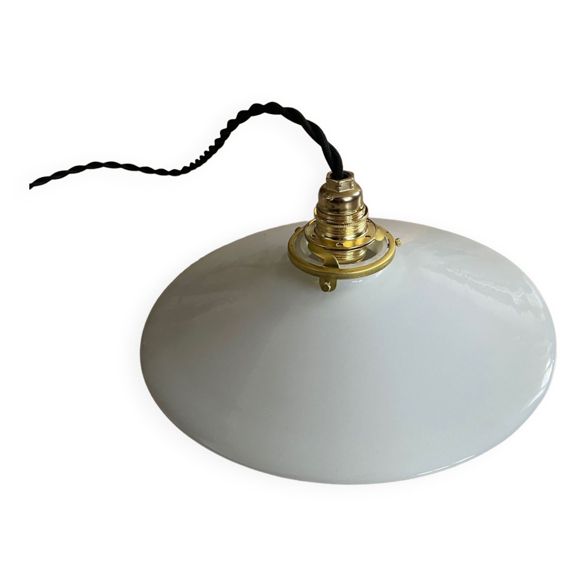 Old opaline pendant light
