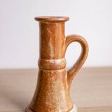 2 terracotta candlesticks, can also be used as a soliflore.