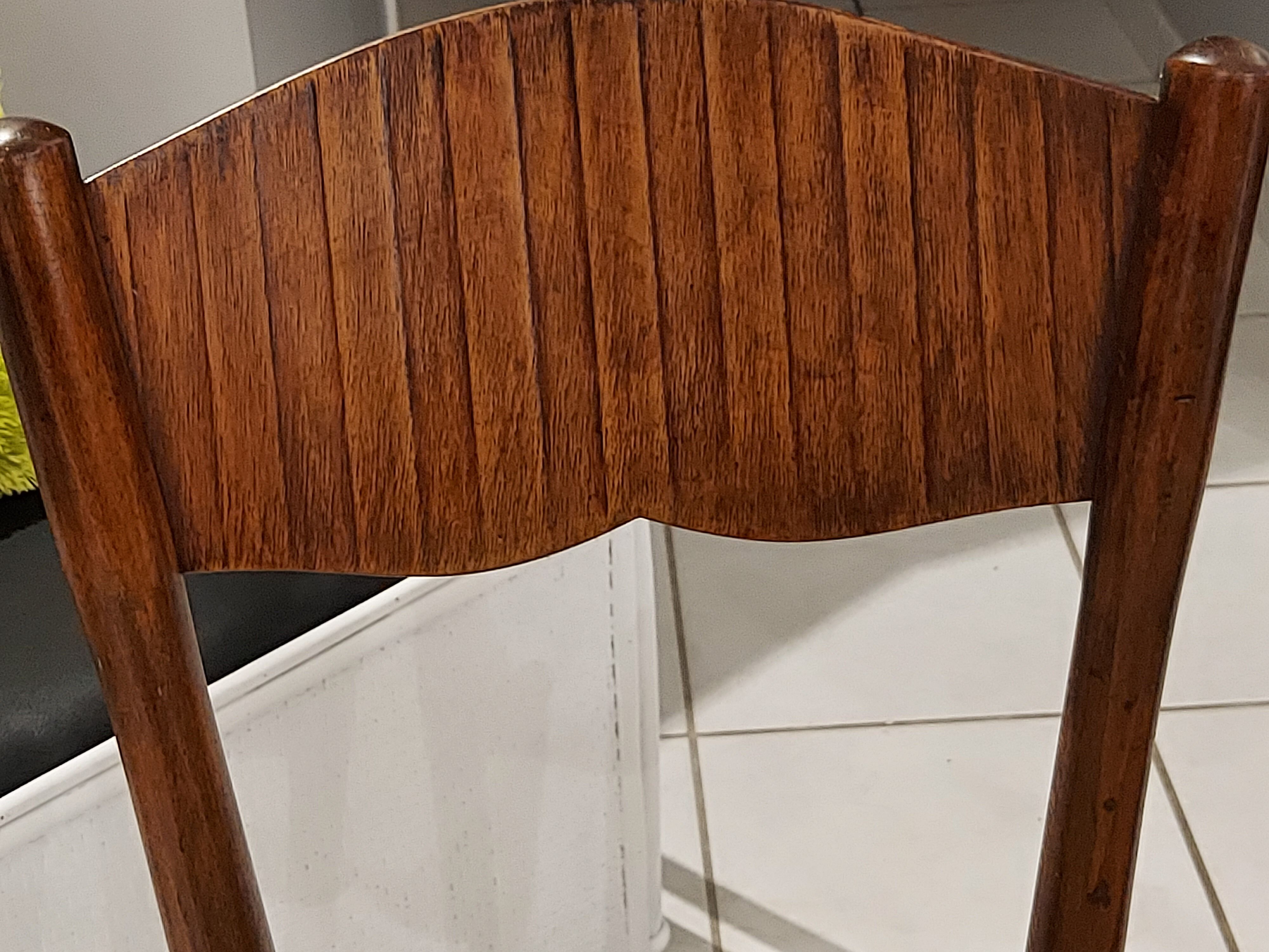 Suite de 6 chaises de Bistrot Baumann année 1930