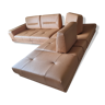 Altoni leather corner sofa