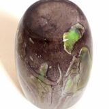 Vase signé La Rochère cristal Hauteur 25,8 cm