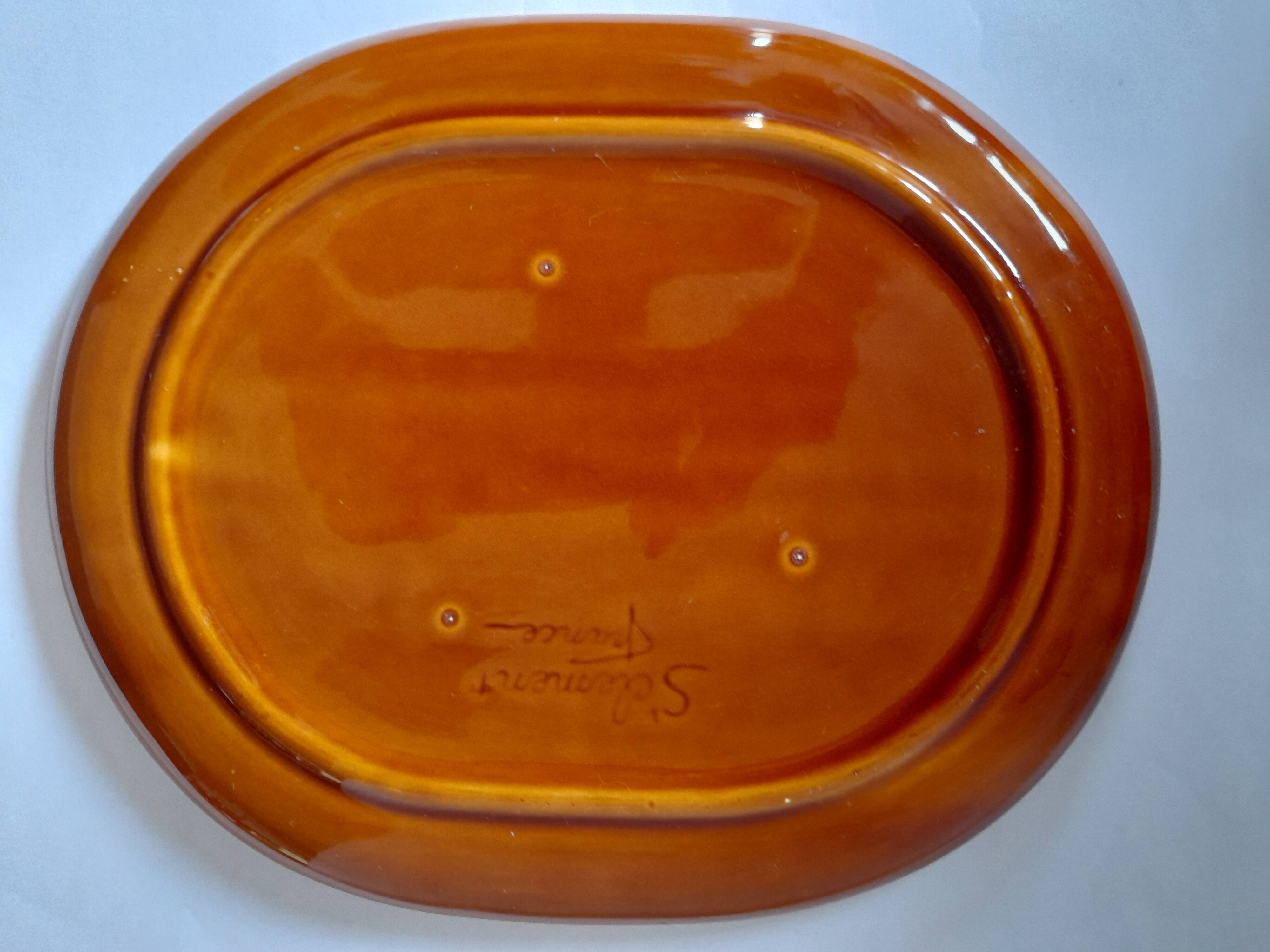 Set of 4 fondue plates - Saint Clément France