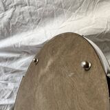 Vintage round mirror tray