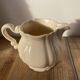 Sarreguemines earthenware milk jug Ivory