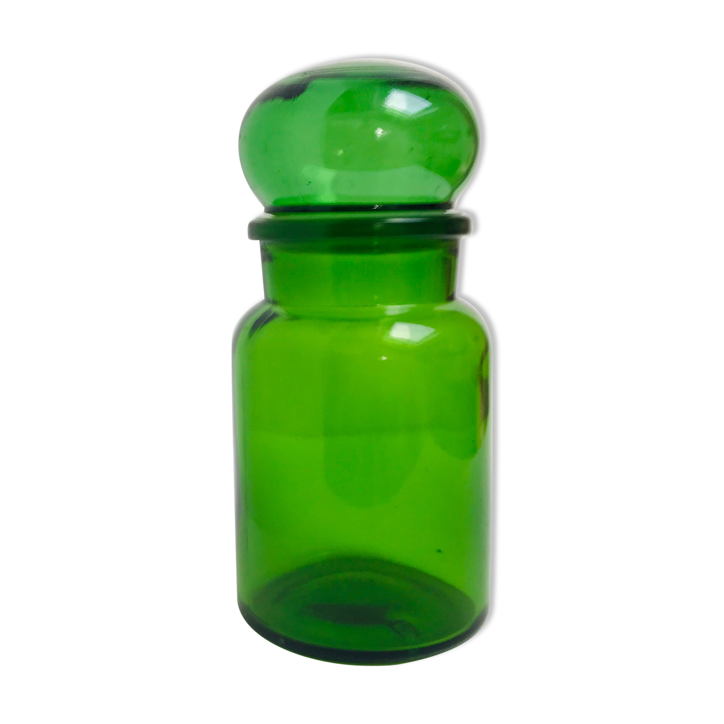 Vintage green jar M