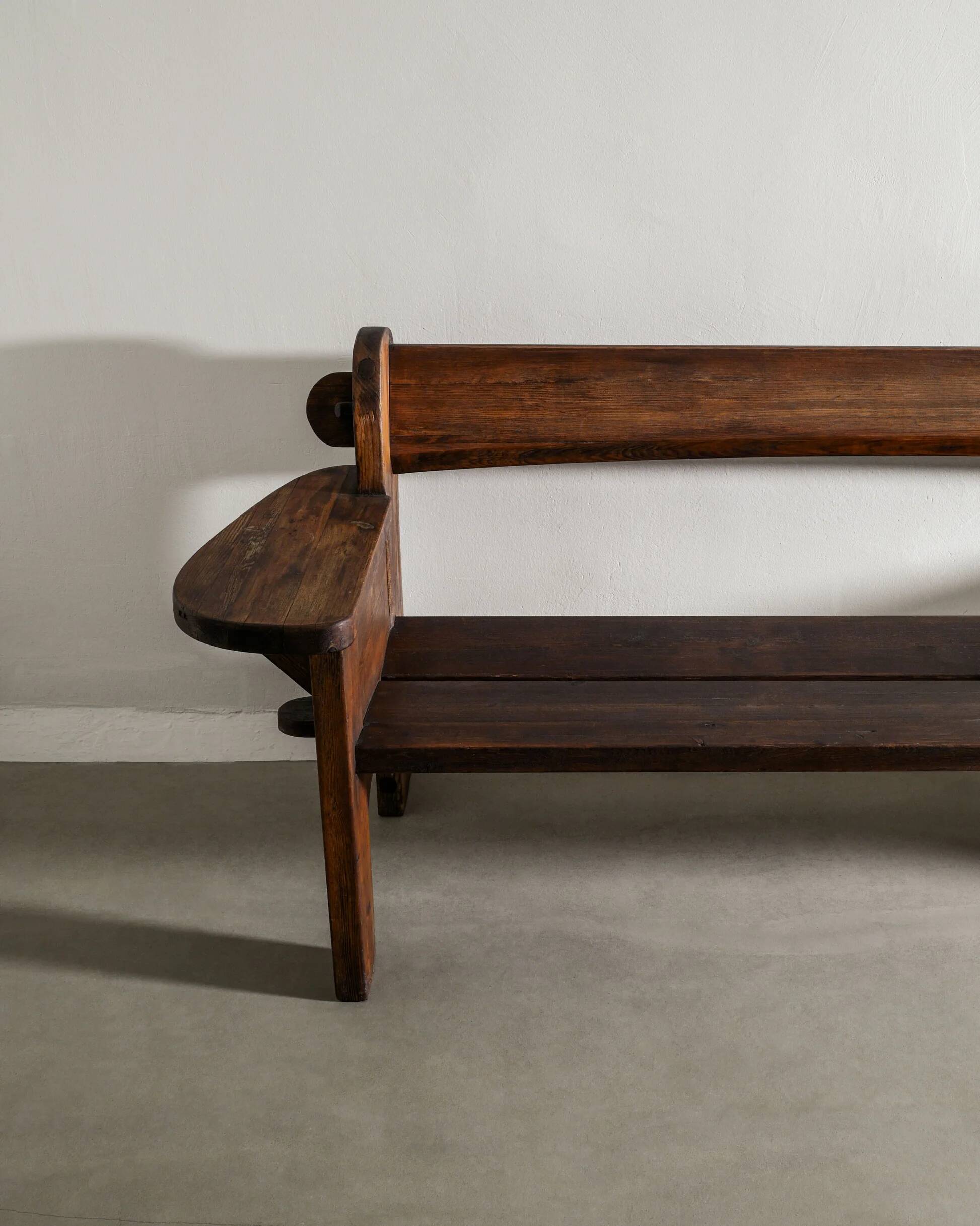 Canapé suédois vintage en pin par David Rosén pour NK Sweden, années 1930