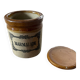 Small English stoneware marmalade pot