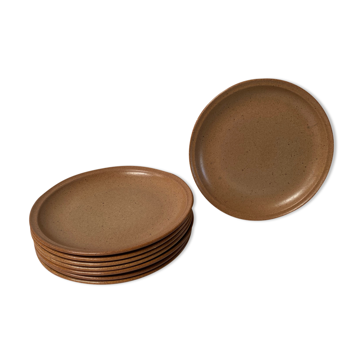 Set of 8 plates Sarreguemines