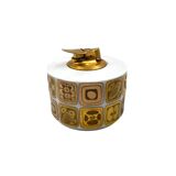 Mid-century porcelain table lighter, Bjorn Wiinblad for Rosenthal, 1970s