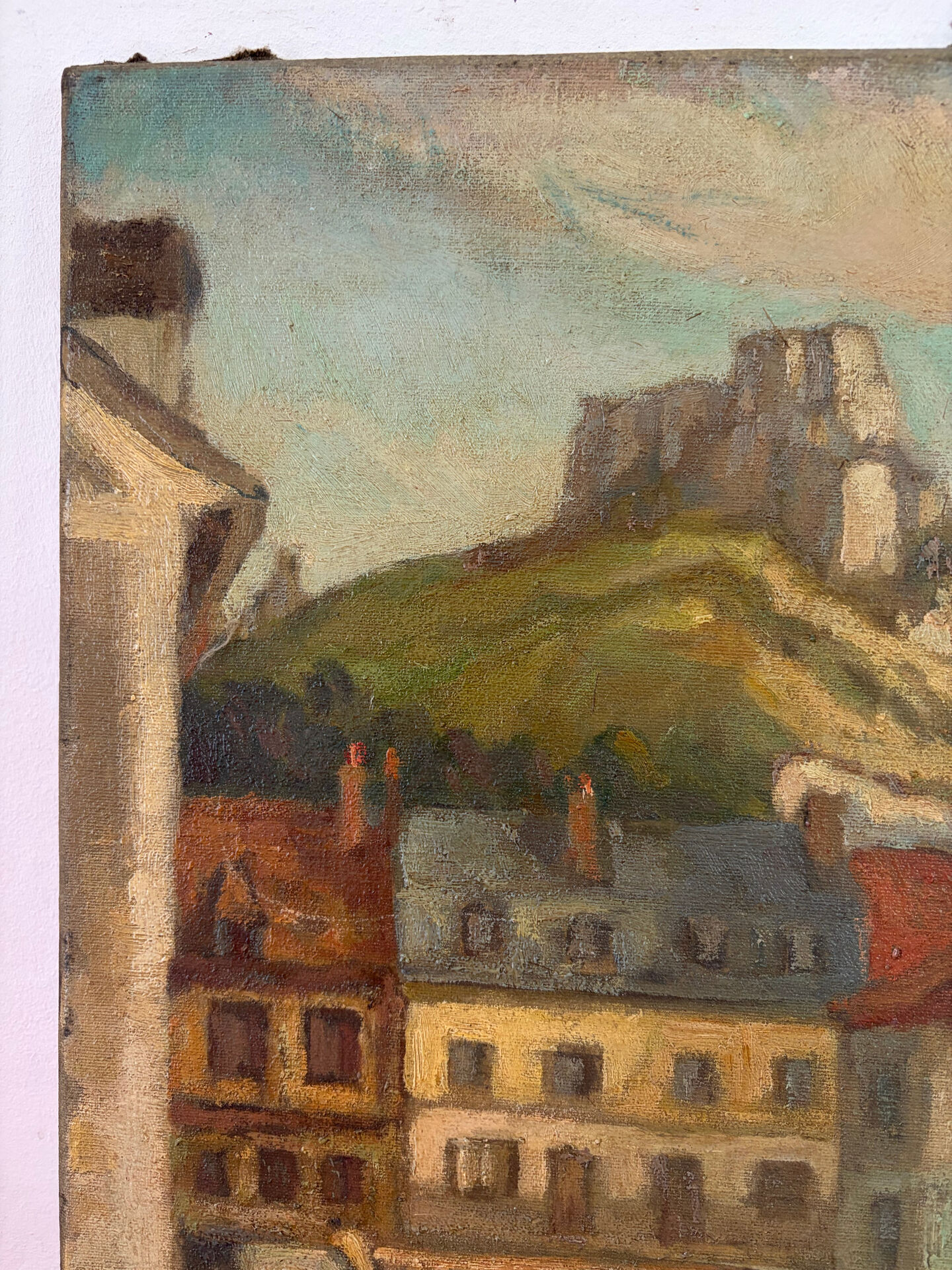 The Little Andely at Château Gaillard, oil on canvas 1954