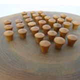 Handcrafted Wooden Solitaire Game, Germany, 1970s