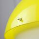 Space-age Yellow Plexiglas Pendant Lamp, 70s