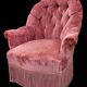 Ancien fauteuil crapaud Napoléon III