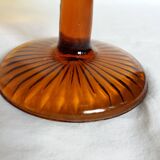 Amber glass or crystal bowl