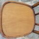 Bistro chair with buchon brand plate