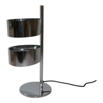 Stainless steel lamp of the 60s - 70s