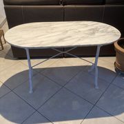 Table bistrot en marbre