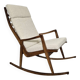 Chaise à bascule du milieu du siècle