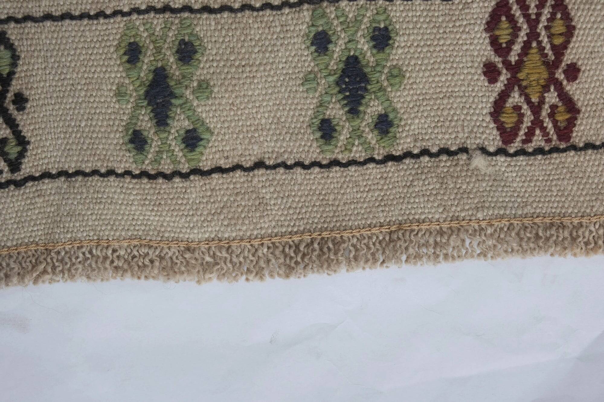 Vintage Turkish hallway rug 58x417 cm