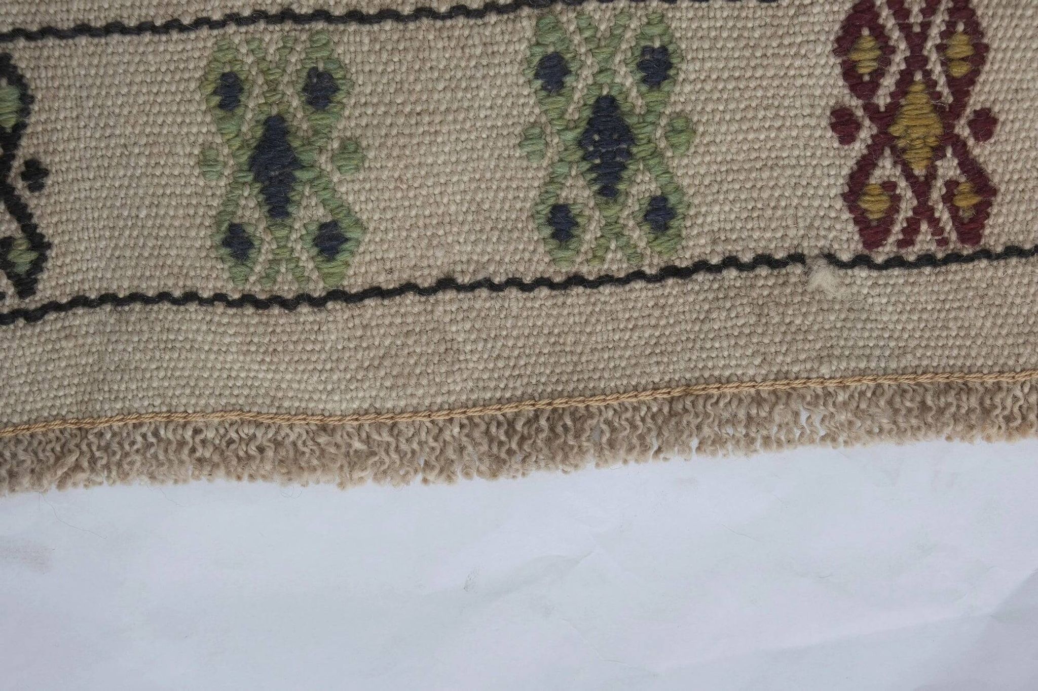 Tapis de couloir turc vintage 58x417 cm