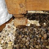 Old cherry farm table