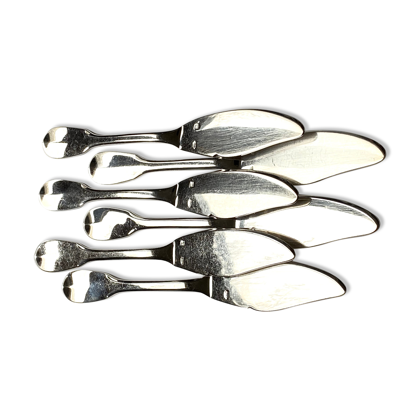 Puiforcat Hermes set of 6 fish knives