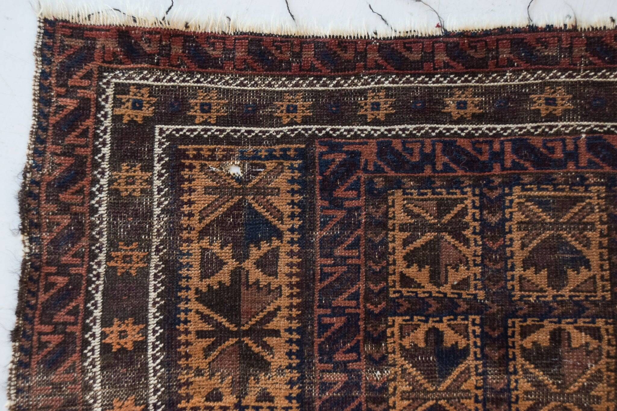 Baloutche antique - Tapis de prière tissé à la main