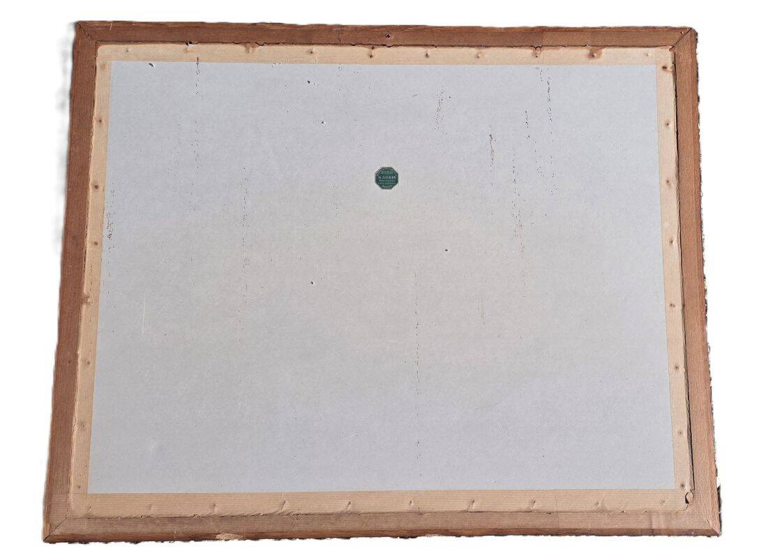 Yves Brayer Lithograph Herd of Horses in Camargue