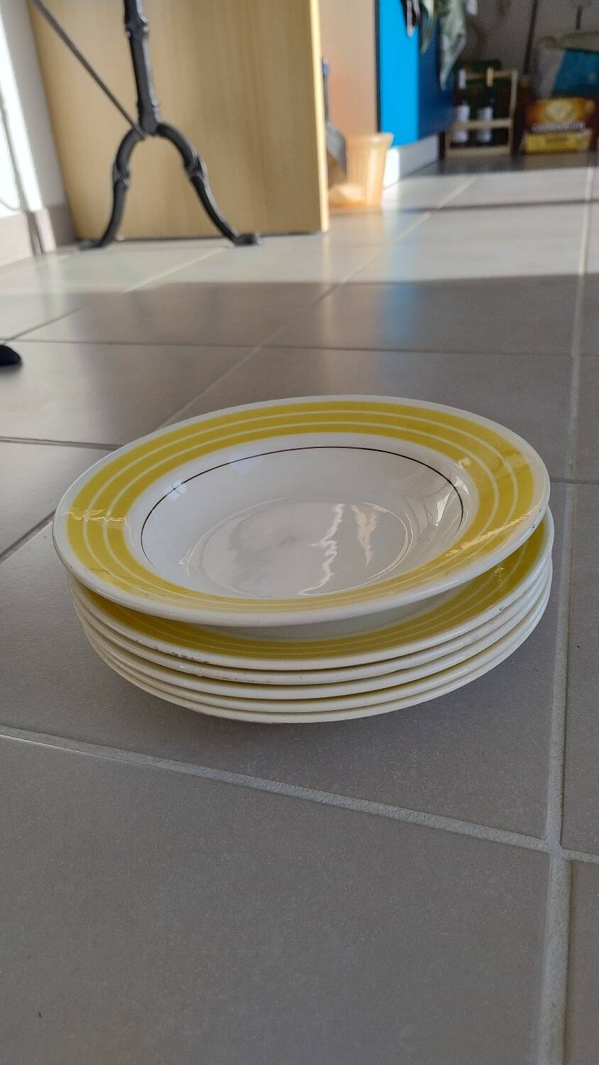 Lot assiette Gien modèle Lamartine