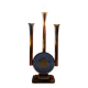 Art Deco lamp in glass and marble, Italy, 1930s