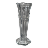 Small classic glass vase soliflore H16