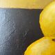 Still life painting with oranges and vase signed oil on canvas