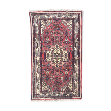 Tapis persan Moussel fait main 78x136 cm