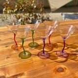 Vintage 80's Zig Zag Glasses