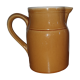 Mustard yellow pitcher