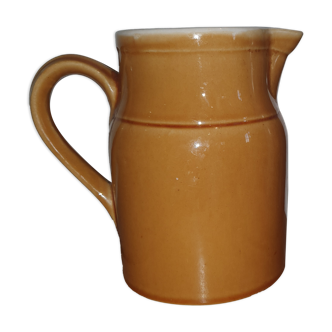 Mustard yellow pitcher