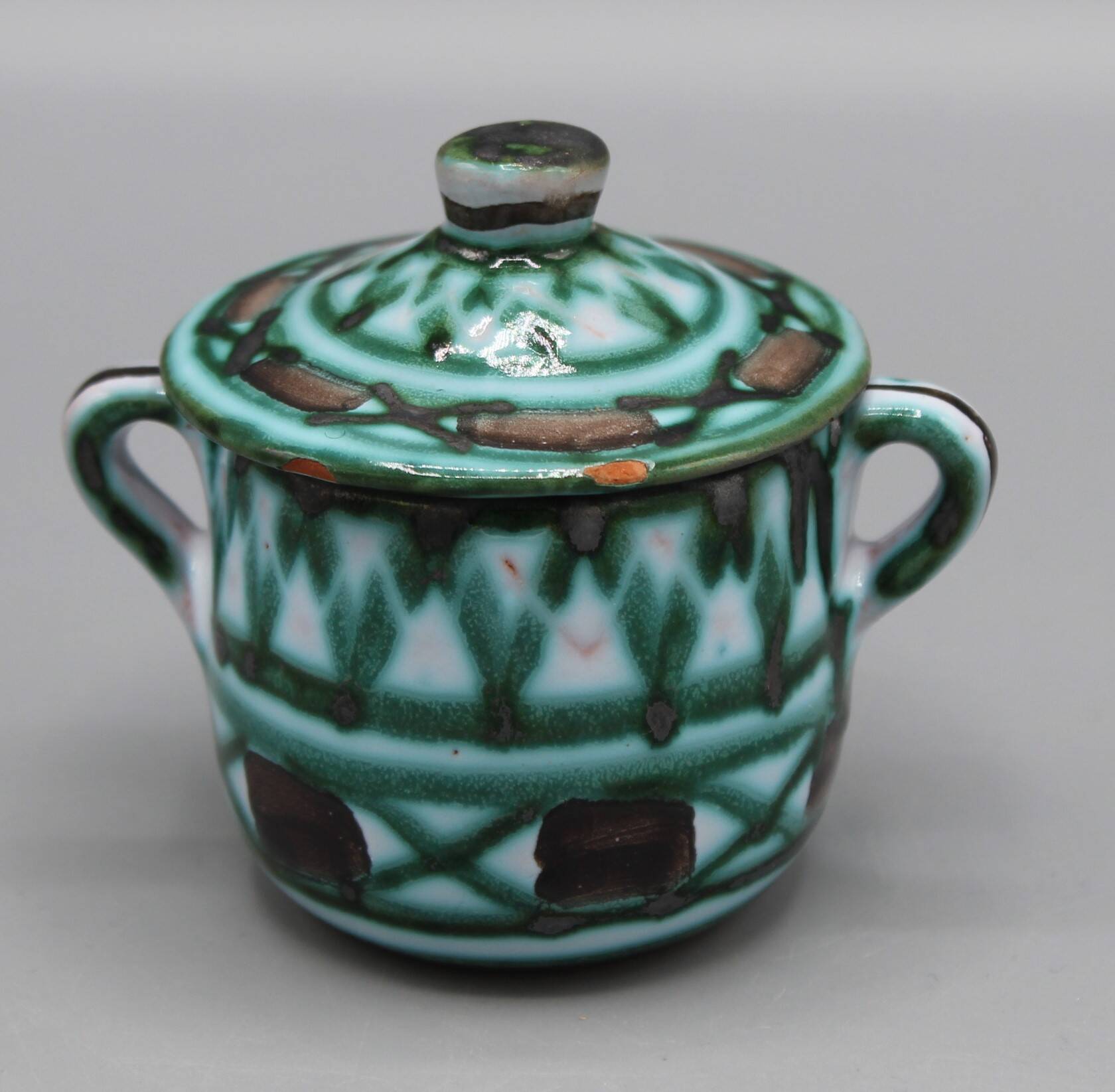 Vintage ceramics - vallauris mustard pot robert picault