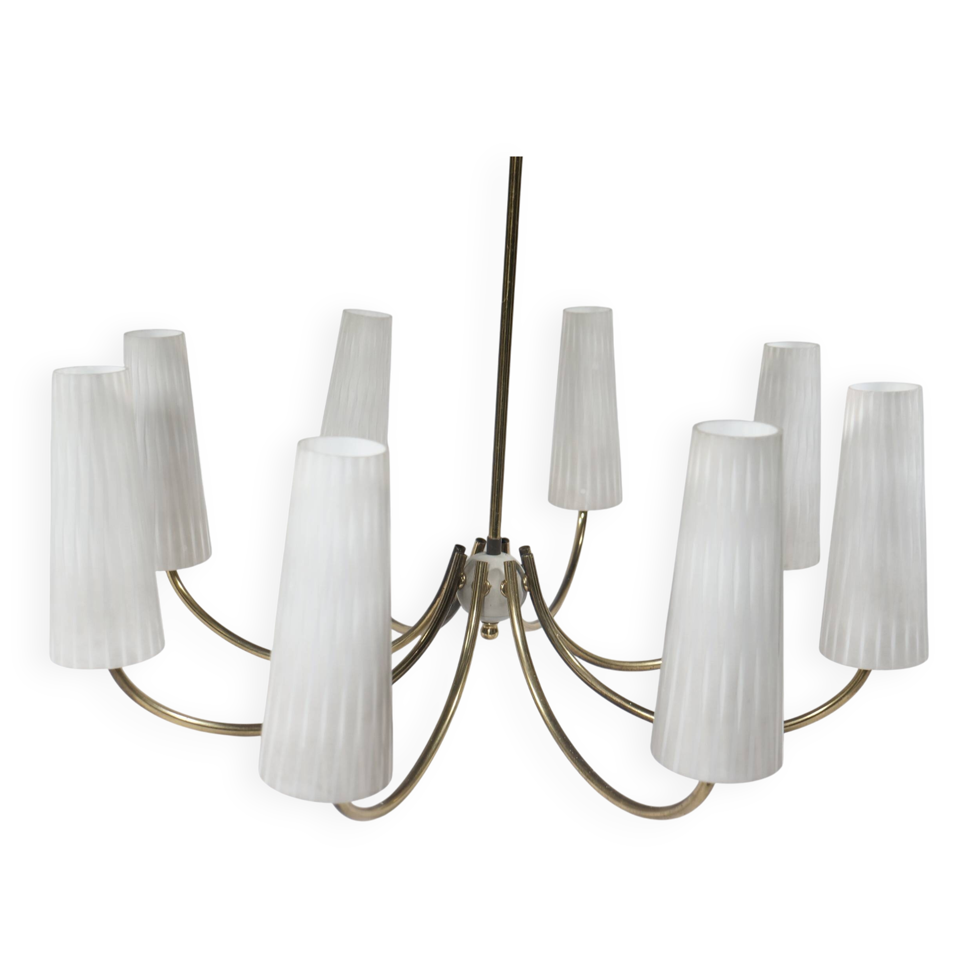 Sputink Chandelier 1950s Ceiling Lamp – 8 arms